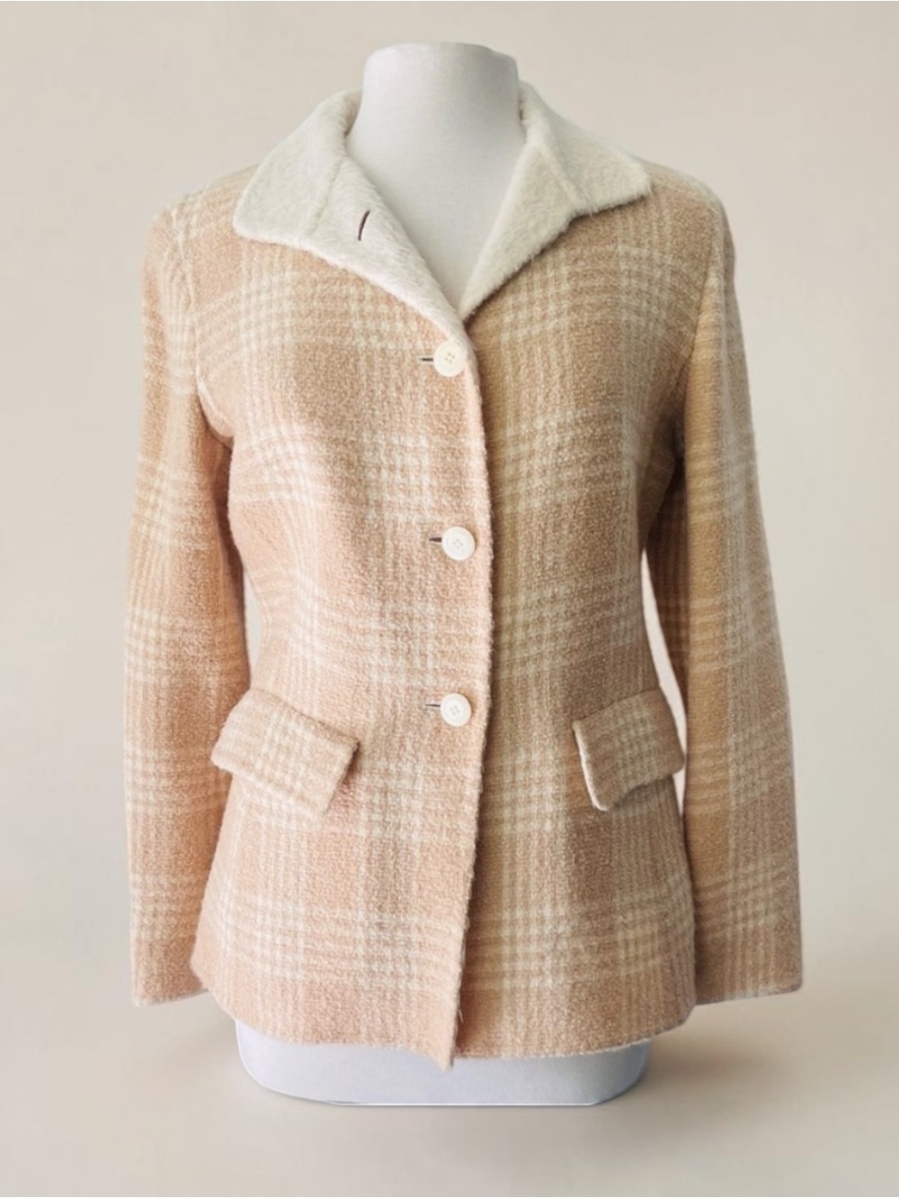 ESCADA Alpaca Blend Sweater Knit Jacket Size EU 36